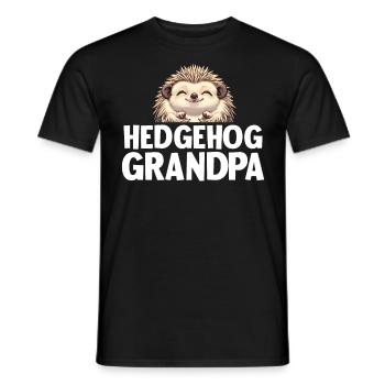 Grand-père hérisson - T-shirt homme - noir - Devant - AI Model Male 178 light (178cm)