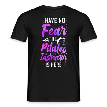 Instructeur de Pilates Enseignant N’ont Pas - T-shirt homme - noir - Devant - AI Model Male 178 light (178cm)