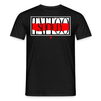 TATTOO SOCIETY INKED TRIBAL COSMETICS MAKE UP - T-shirt homme - noir - Devant - AI Model Male 178 light (178cm)