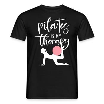 Pilates Instructor Teacher Pilates - Männer T-Shirt - Schwarz - Vorne - AI Model Male 178 light (178cm)