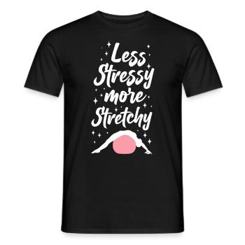 Pilates Instructeur Professeur Jeu de mots - T-shirt homme - noir - Devant - AI Model Male 178 light (178cm)