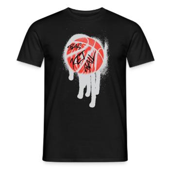 Basket-ball Basketteurs Joueurs - T-shirt homme - noir - Devant - AI Model Male 178 light (178cm)