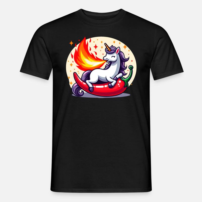 Unicorn Sharpness - Men's T-shirt - black