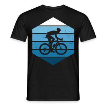 Rennradfahren Roadbike Herren Road Bike Damen - Männer T-Shirt - Schwarz - Vorne - AI Model Male 178 light (178cm)