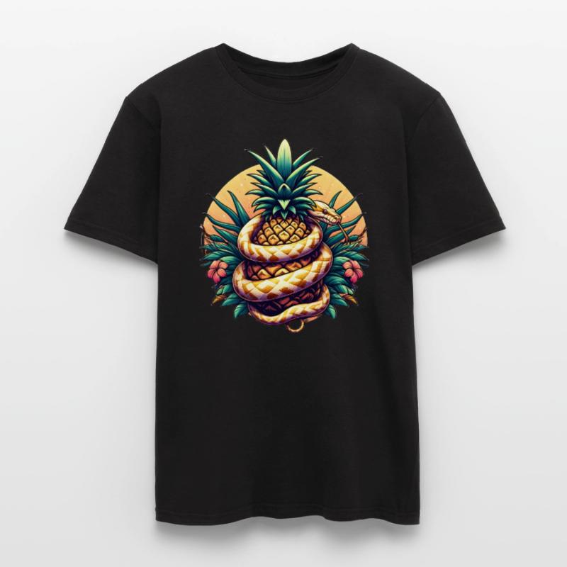 Python autour de l’ananas T-shirt homme