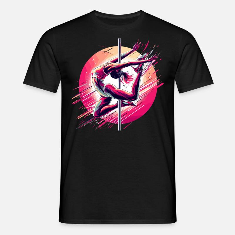 Pole Dance Dynamics Pink Gift - Men's T-Shirt - black