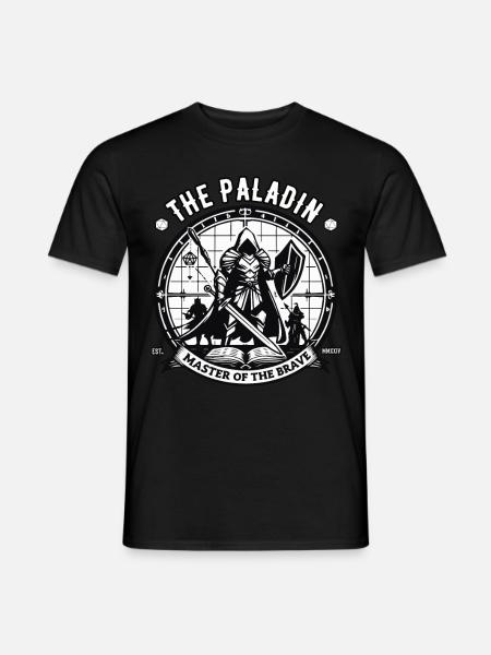 Rollenspiel Paladin Design für den Rollenspieler - Männer T-Shirt - Schwarz