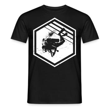 Scuba Tauchen Scuba Taucher Diving Taucher - Männer T-Shirt - Schwarz - Vorne - AI Model Male 178 light (178cm)