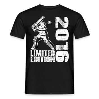 Limited Edition 2016 Limited Edition Cricket - Männer T-Shirt - Schwarz - Vorne - AI Model Male 178 light (178cm)