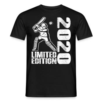 Limited Edition 2020 Limited Edition Cricket - Männer T-Shirt - Schwarz - Vorne - AI Model Male 178 light (178cm)
