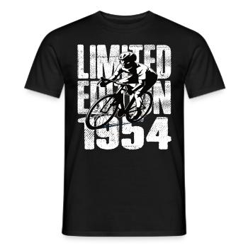Édition limitée 1954 édition limitée anniversaire - T-shirt homme - noir - Devant - AI Model Male 178 light (178cm)