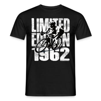 Édition limitée 1962 Édition limitée anniversaire - T-shirt homme - noir - Devant - AI Model Male 178 light (178cm)