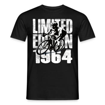 Édition limitée 1964 édition limitée anniversaire - T-shirt homme - noir - Devant - AI Model Male 178 light (178cm)