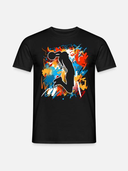 Basketball Basketballerin Frauen Basketball - Männer T-Shirt - Schwarz
