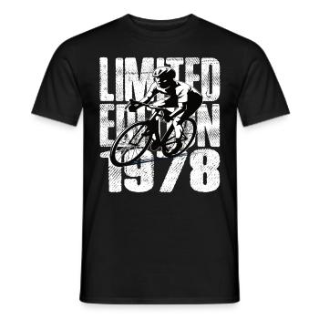 Limited Edition 1978 Limited Edition Birthday - Men's T-Shirt - black - Front - AI Model Male 178 light (178cm)