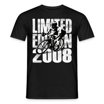 Limited Edition 2008 Limited Edition Geburtstag - Männer T-Shirt - Schwarz - Vorne - AI Model Male 178 light (178cm)