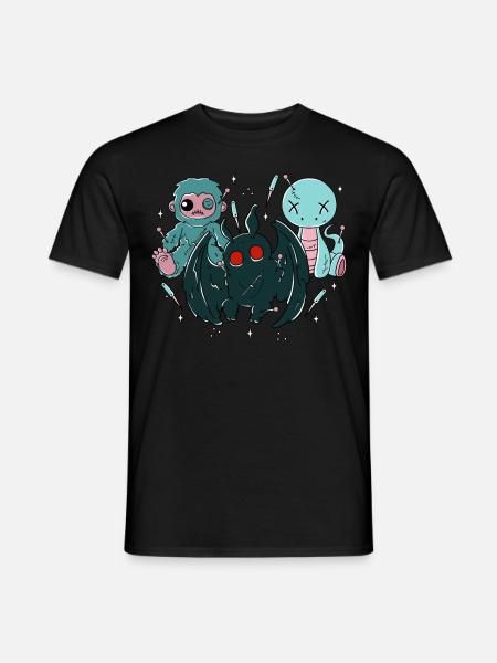 Kawaii Pastel Goth Cryptids - Men's T-Shirt - black