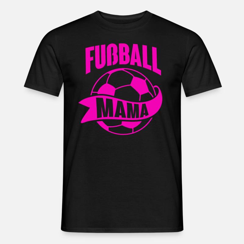 Fußball Mama - Männer T-Shirt - Schwarz