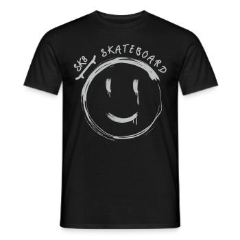 Skateboard Skater Skating - T-shirt homme - noir - Devant - AI Model Male 178 light (178cm)
