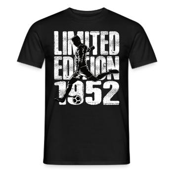 Limited Edition 1952 Limited Edition Fußball - Männer T-Shirt - Schwarz - Vorne - AI Model Male 178 light (178cm)