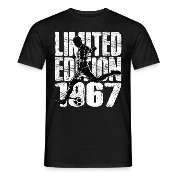 Édition limitée 1967 Édition limitée Football - T-shirt homme - noir - Devant - AI Model Male 178 light (178cm)