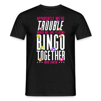 Bingo Player Friends Besties - Männer T-Shirt - Schwarz - Vorne - AI Model Male 178 light (178cm)