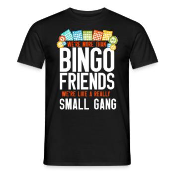 Bingo Player Friends Besties - Männer T-Shirt - Schwarz - Vorne - AI Model Male 178 light (178cm)