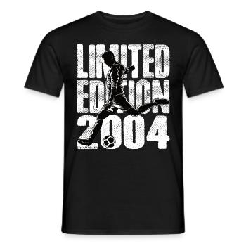 Limited Edition 2004 Limited Edition Fußball - Männer T-Shirt - Schwarz - Vorne - AI Model Male 178 light (178cm)