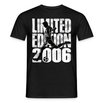 Limited Edition 2006 Limited Edition Fußball - Männer T-Shirt - Schwarz - Vorne - AI Model Male 178 light (178cm)