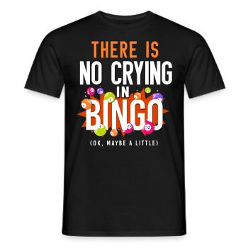 Bingo Player There Is No Crying In - Männer T-Shirt - Schwarz - Vorne - AI Model Male 178 light (178cm)
