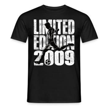 Limited Edition 2009 Limited Edition Fußball - Männer T-Shirt - Schwarz - Vorne - AI Model Male 178 light (178cm)