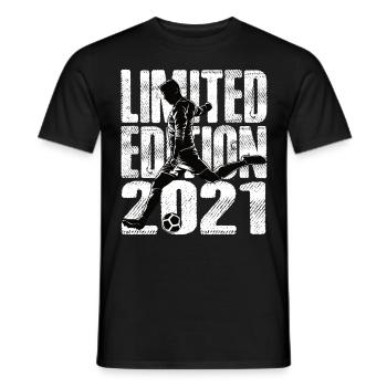 Limited Edition 2021 Limited Edition Fußball - Männer T-Shirt - Schwarz - Vorne - AI Model Male 178 light (178cm)