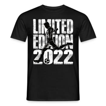 Limited Edition 2022 Limited Edition Fußball - Männer T-Shirt - Schwarz - Vorne - AI Model Male 178 light (178cm)