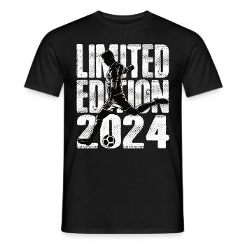 Football en édition limitée 2024 en édition limitée - T-shirt homme - noir - Devant - AI Model Male 178 light (178cm)
