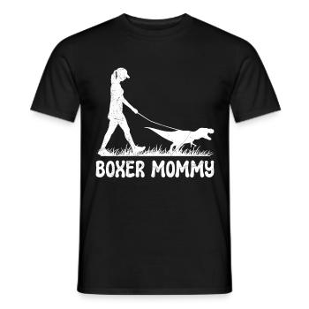 Chien Boxer Allemand Propriétaire BOXER MAMI - T-shirt homme - noir - Devant - AI Model Male 178 light (178cm)