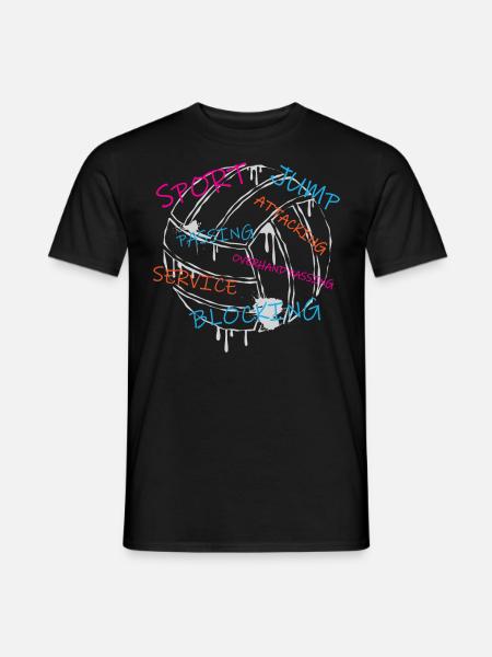 Volleyball - Men's T-Shirt - black