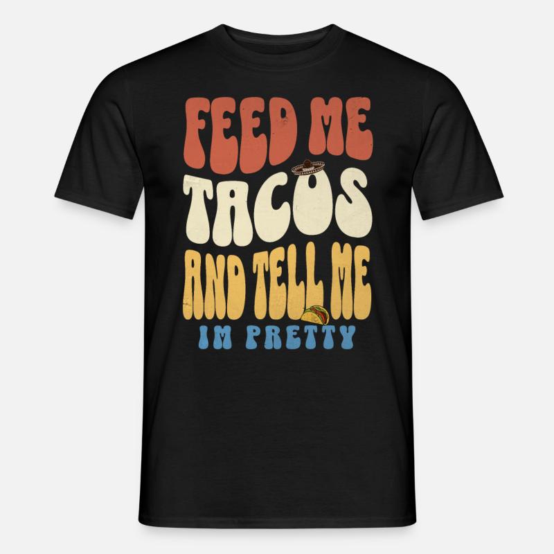 Tacos - Männer T-Shirt - Schwarz