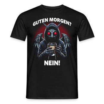 Bonjour Non - T-shirt homme - noir - Devant - AI Model Male 178 light (178cm)