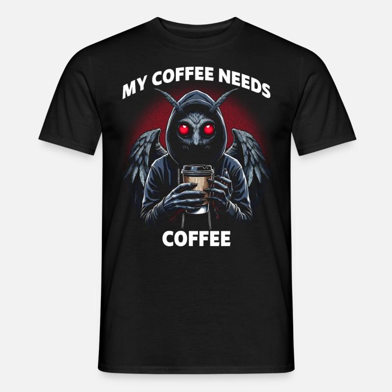 My Coffee Needs Coffee - Männer T-Shirt - Schwarz