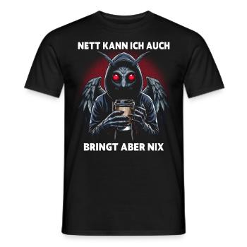 Sympa je peux aussi apporter mais rien n’apporte - T-shirt homme - noir - Devant - AI Model Male 178 light (178cm)