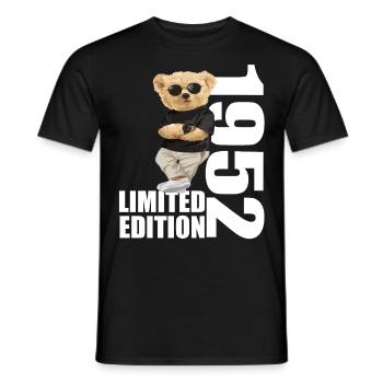 Limited Edition 1952 Bär Bären Geburtstag 1952 - Männer T-Shirt - Schwarz - Vorne - AI Model Male 178 light (178cm)
