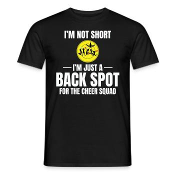 Pom-pom girl Cheerleading Girl Cheering Cheer Squad - T-shirt homme - noir - Devant - AI Model Male 178 light (178cm)
