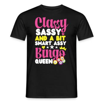 Bingo Player Classy Sassy And A - Männer T-Shirt - Schwarz - Vorne - AI Model Male 178 light (178cm)