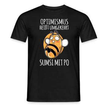 Optimisme injuste Sumsi avec Po Bee Bee Bee - T-shirt homme - noir - Devant - AI Model Male 178 light (178cm)