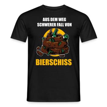 Out of the Way Severe Case of Beer Beer - Men's T-Shirt - black - Front - AI Model Male 178 light (178cm)