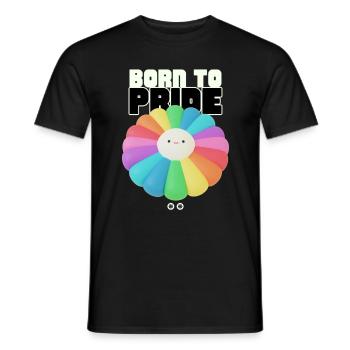 Born to pride. Gay pride - T-shirt homme - noir - Devant - AI Model Male 178 light (178cm)
