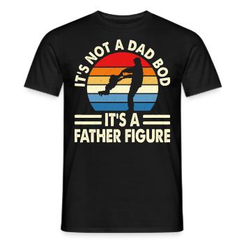 Papa Papa - T-shirt homme - noir - Devant - AI Model Male 178 light (178cm)
