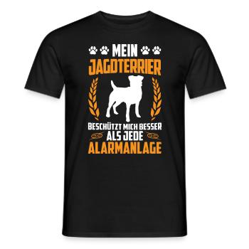 Chien de chasse Hunting Terrier Protect Me Chien de chasse allemand - T-shirt homme - noir - Devant - AI Model Male 178 light (178cm)