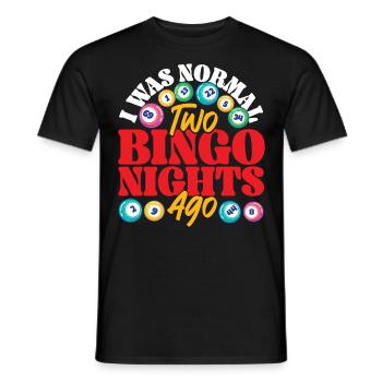 Bingo Player I Was Normal Two - Men's T-Shirt - black - Front - AI Model Male 178 light (178cm)