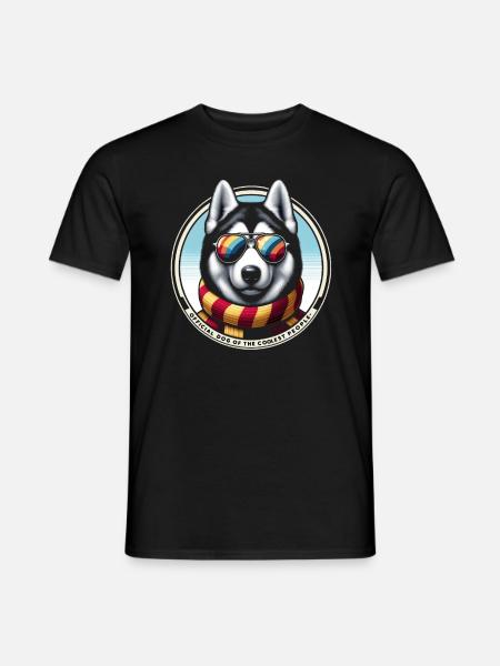 Élégant Husky Pizzazz - T-shirt homme - noir